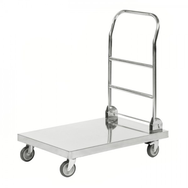 Chariot inox classe C2, 1 plateau