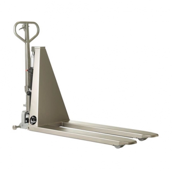 Transpalette inox manuel haute levée - pompe galva Transpalette inox manuel haute levée - pompe galva