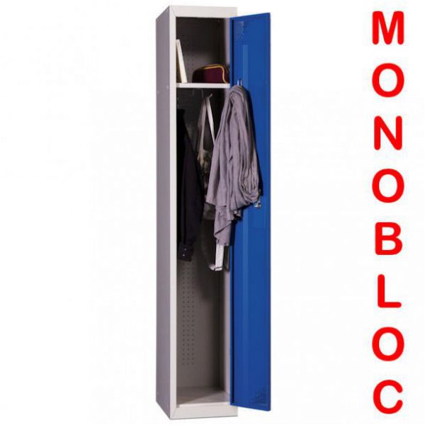 Vestiaire industrie propre monobloc 1 case