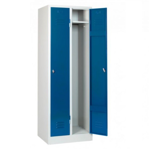 Vestiaire monobloc éco Industrie propre 2 cases