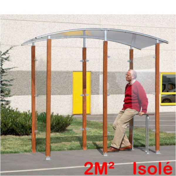 Abri fumeur 2 m²