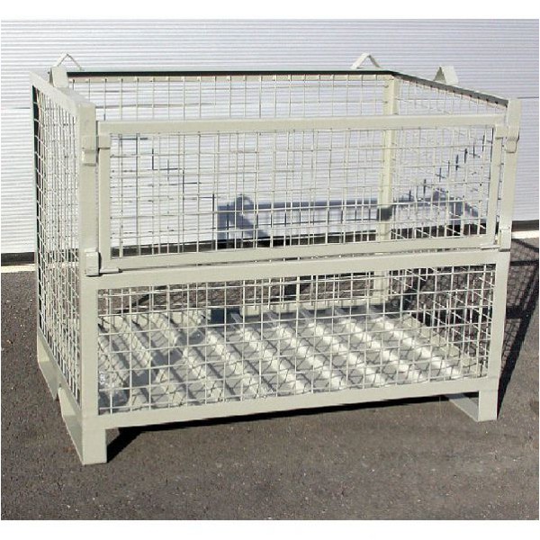 Caisse palette grillagée 1200 x 800 mm - avec ou sans roues