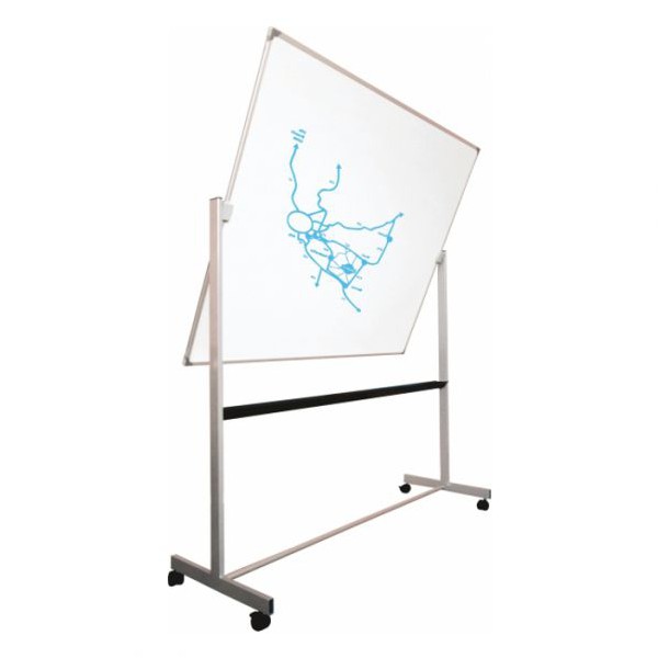 Tableau rotatif laque blanc