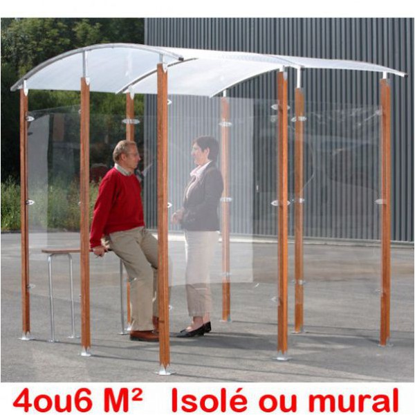 Abri fumeurs 4 et 6 m²