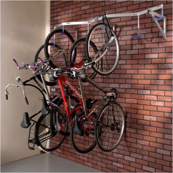 Râtelier mural pour 6 vélos suspendus