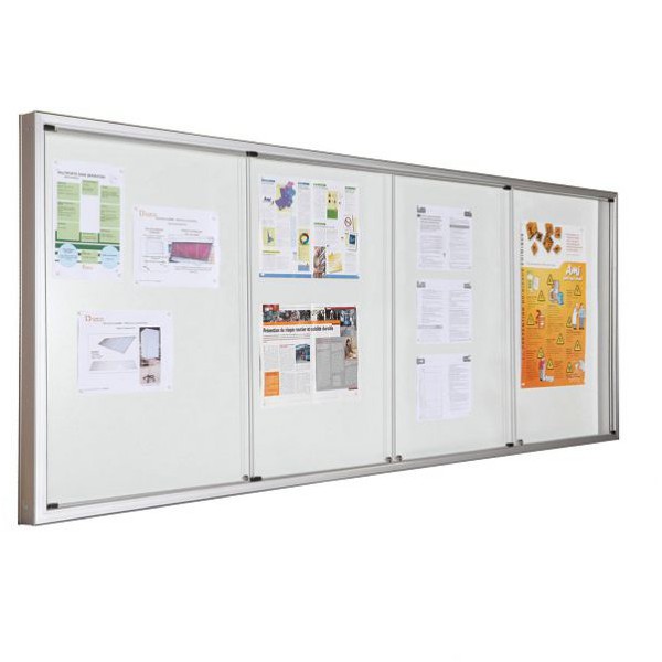 Vitrine multiportes sans separation