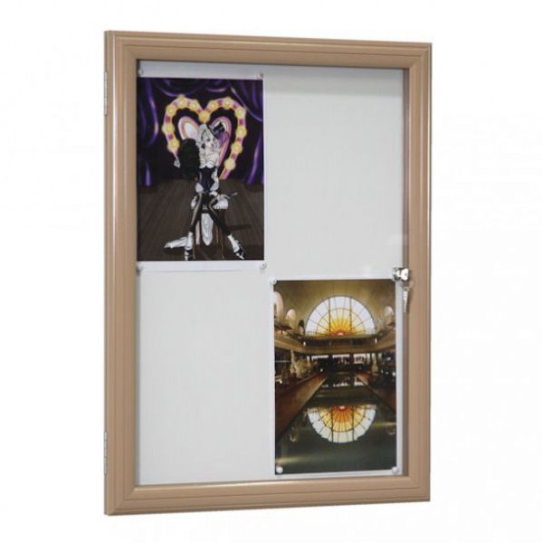 Vitrine fine d exterieur sable verre securit 4 mm