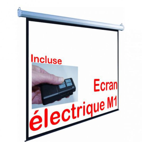 Écran de projection électrique carré