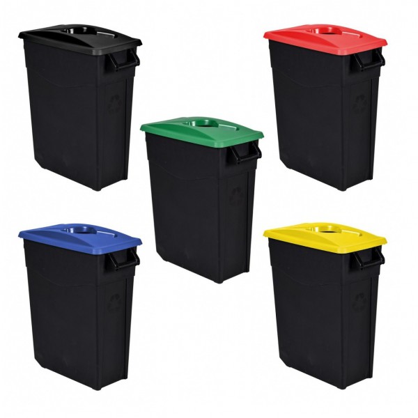 Poubelle de tri mobile 65 litres