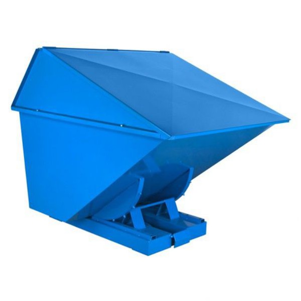 Benne auto-basculante avec couvercle haut 200 a 2700 litres