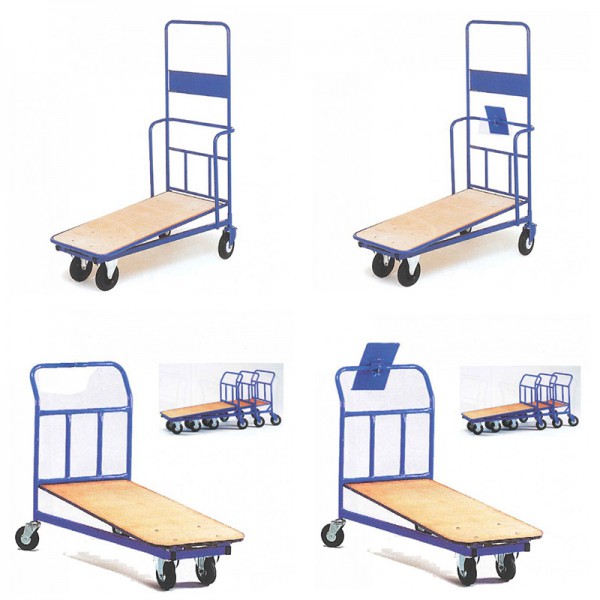 Chariots emboitables - tablette et rehausse