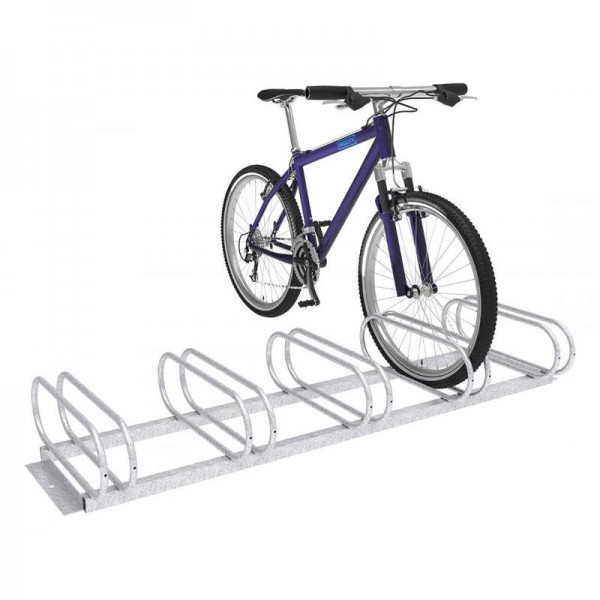 Range-vélo galvanisé 5 places - Supports cycles, abri à vélos