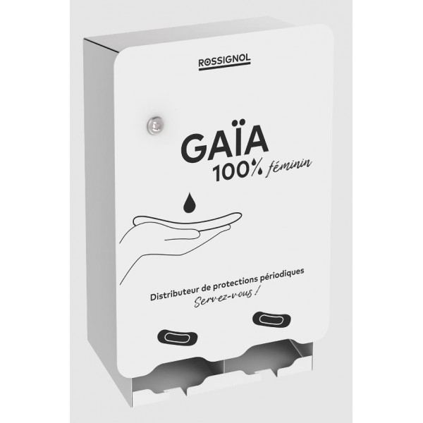 GAIA Distributeur de protections périodiques Blanc