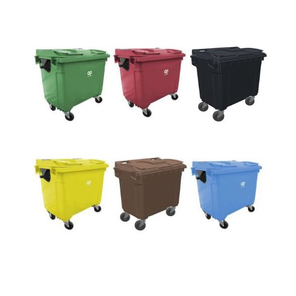 Conteneur poubelle - 660 litres