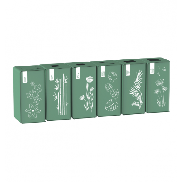 Borne de tri selectif Cubatri Signature 75L