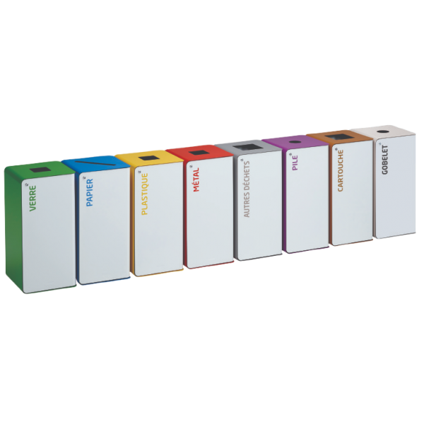 Borne de tri selectif 75L
