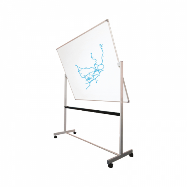 Tableau rotatif emaille blanc