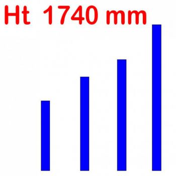 Jeu de 4 réhausses Manurack | h 1680 Jeu de 4 réhausses Manurack | h 1680