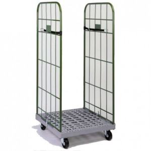 Roll conteneur 2 cotes - Fond plastique