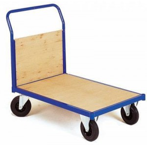 Chariot de manutention 1 dossier bois – charge 500 kg