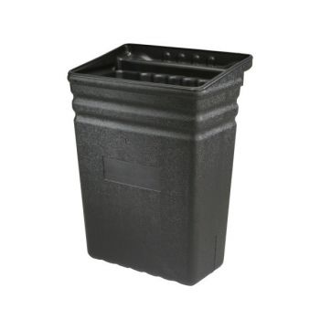 Grand bac poubelle amovible noir Grand bac poubelle amovible noir