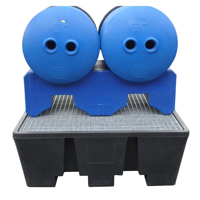 Support double pour 2 fûts de 220 litres
