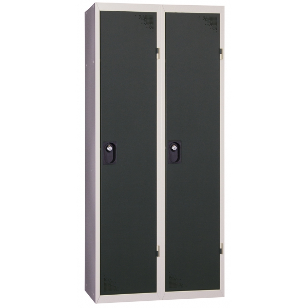 Vestiaire industrie salissante 2 cases monobloc