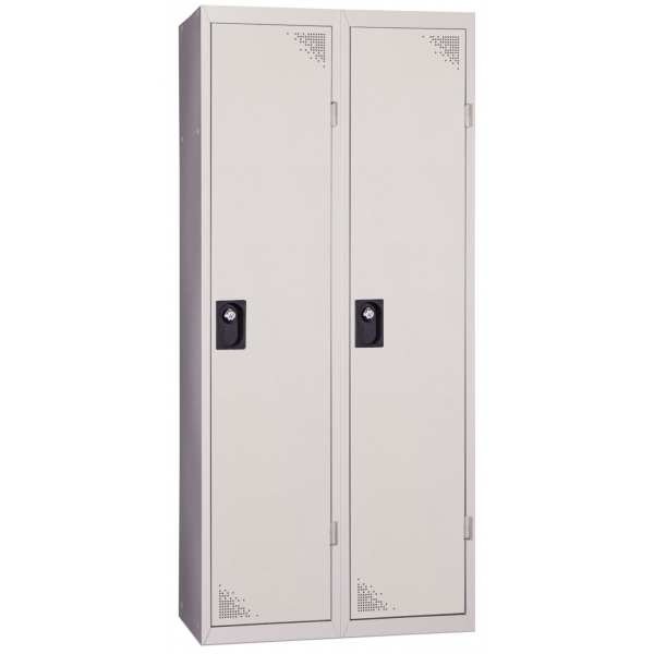 Vestiaire industrie salissante 2 cases monobloc