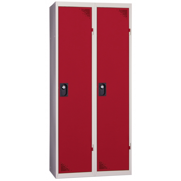 Vestiaire industrie salissante 2 cases monobloc