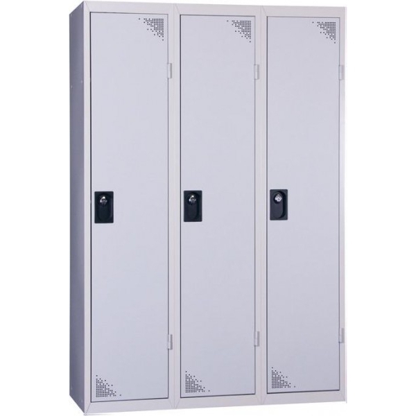 Vestiaire industrie salissante 3 cases monobloc