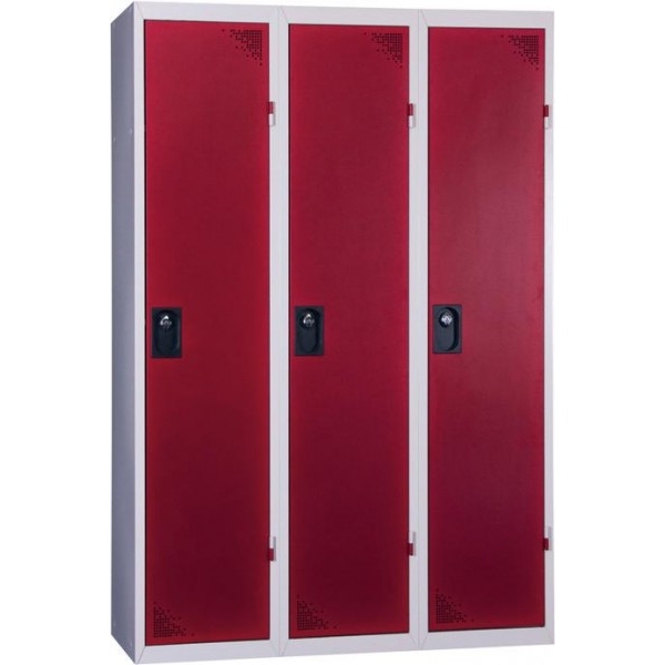 Vestiaire industrie salissante 3 cases monobloc