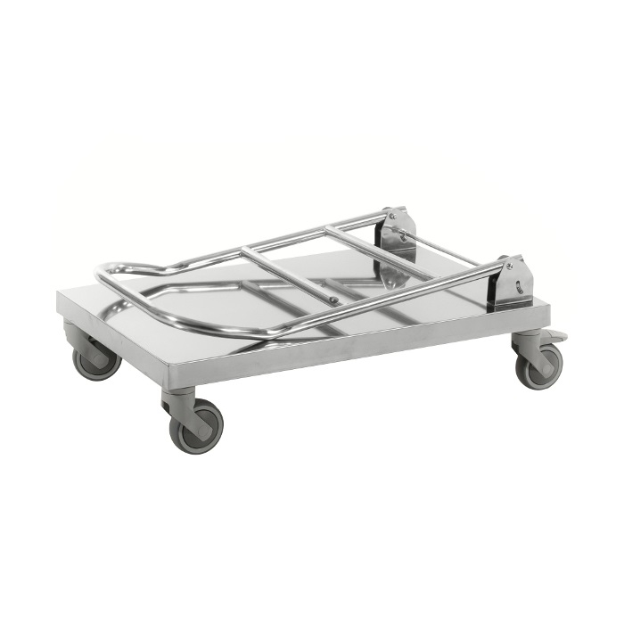 Chariot inox classe C2, 1 plateau