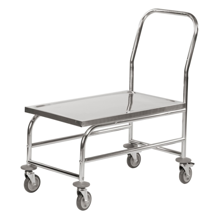 Chariot inox classe C2 C3 1 plateau