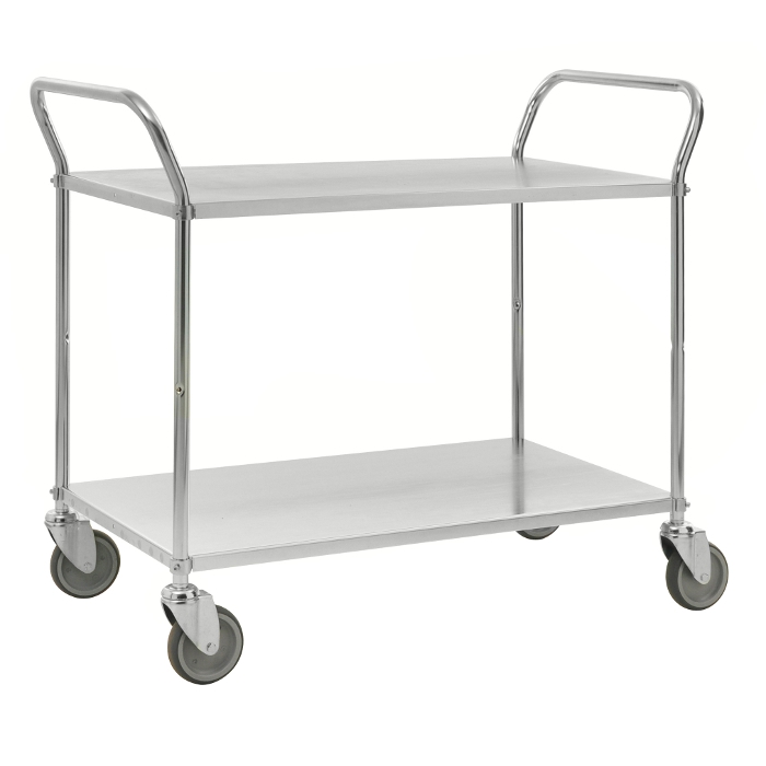 Chariot de service 2 tablettes