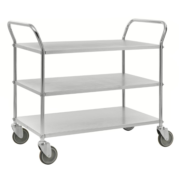 Chariot de service 3 tablettes