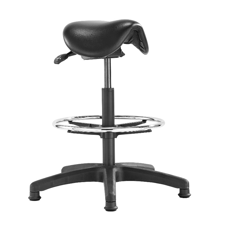 Tabouret assise haute type selle de cheval