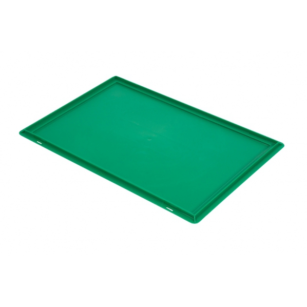 Couvercle pour bac norme europe couleur - 600 x 400 mm