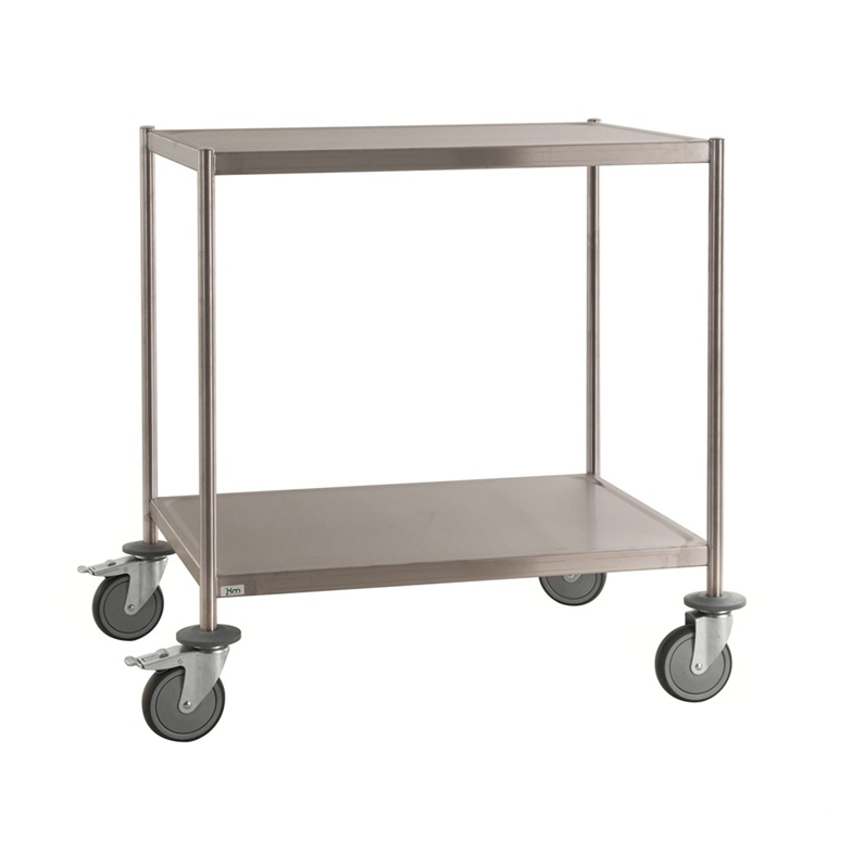 Chariot inox soud? C3 avec 2 tablettes - KONGAMEK