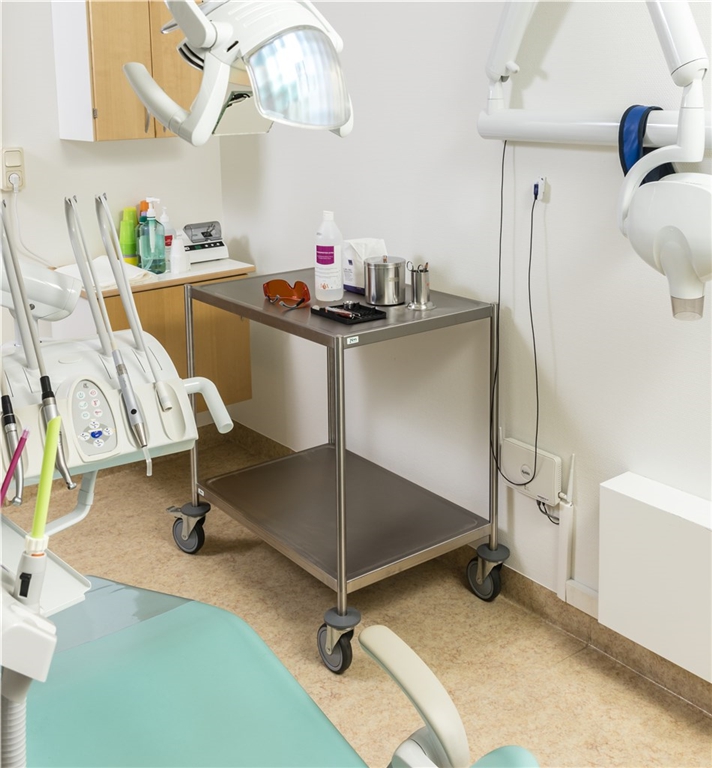 Chariot inox soud? C3 avec 2 tablettes - KONGAMEK