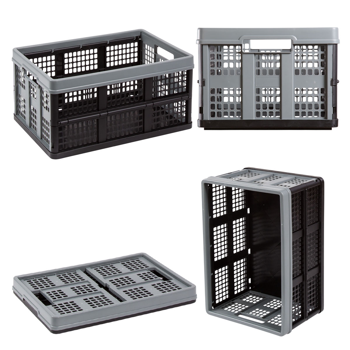 Caisse pliante plastique pour chariot CLAX