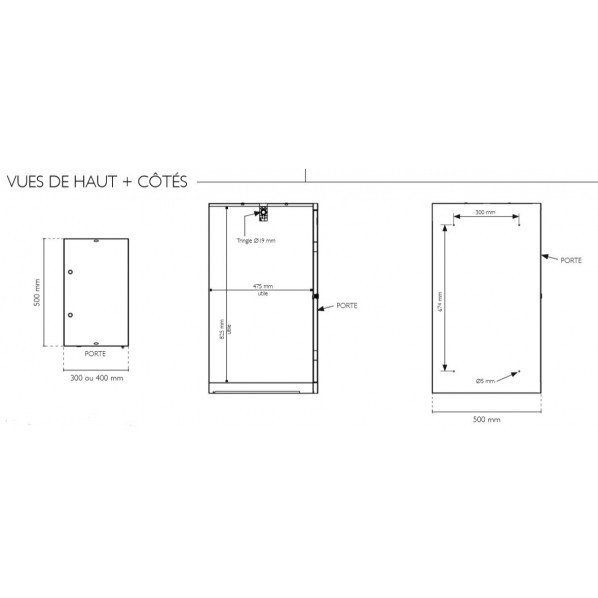 Vestiaire monobloc 1 case