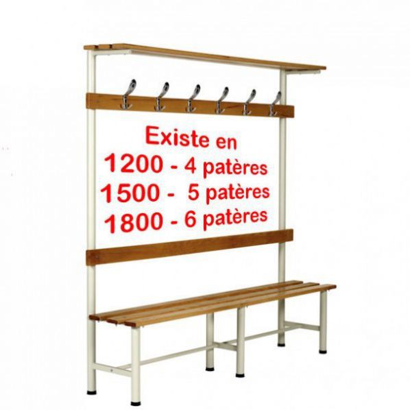 Banc pour vestiaire de sport