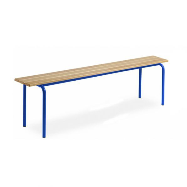 Banc vestiaire sans dossier pieds – 1600 mm