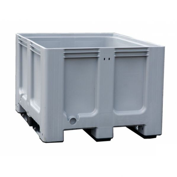 Caisse palette tri selectif - 610 L - 1200 x 1000 - 3 semelles