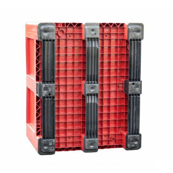 Caisse palette tri selectif - 610 L - 1200 x 1000 - 3 semelles