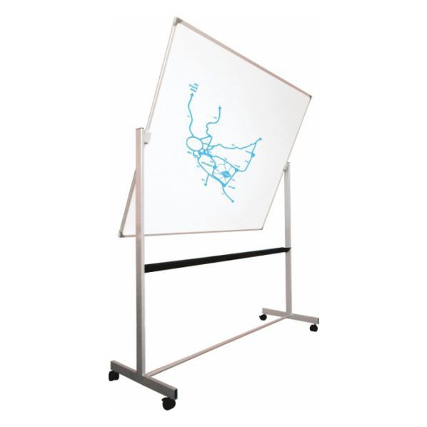 Tableau rotatif laque blanc