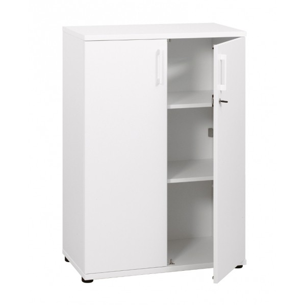 Armoire basse de bureau avec étagères