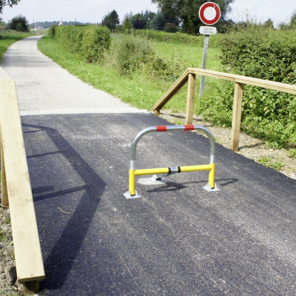 Barrière de parking flexible