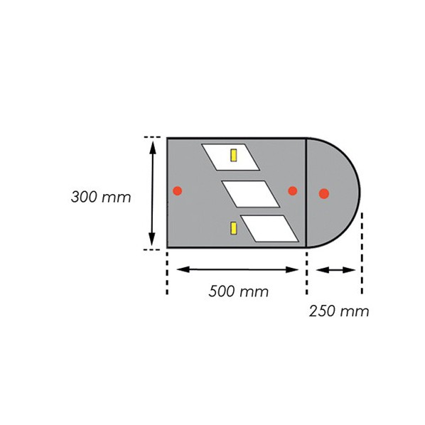 Ralentisseur modulable 40 tonnes