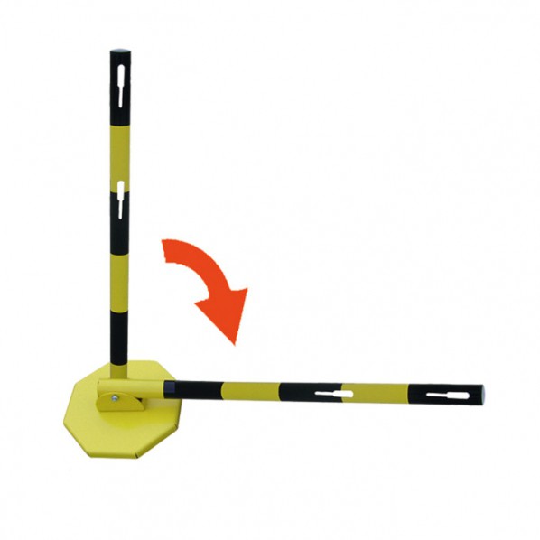 Poteau pliable ? socle